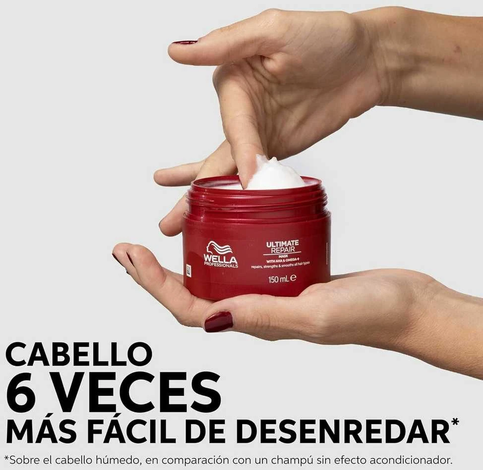 Wella Professionals Ultimate Repair Mask Intensyvaus poveikio kaukė pažeistiems plaukams, 150 ml