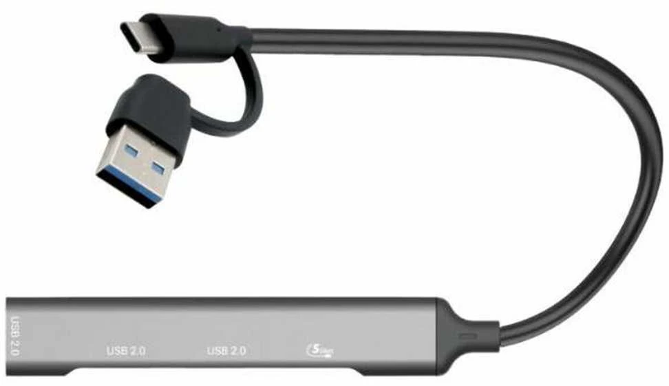 I-TEC USB-A/USB-C 4 prievadų HUB/1X USB-C 3.1+3X USB 2.0