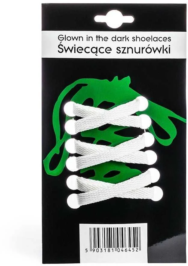 GM žėrintys balti raišteliai