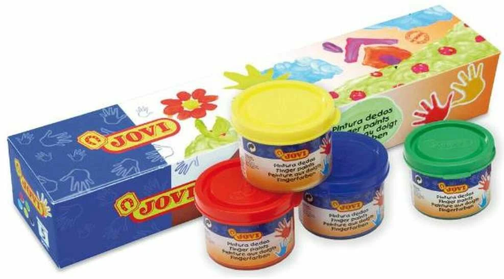 Dažai piešti pirštais JOVI, 5 spalvos, 35 ml