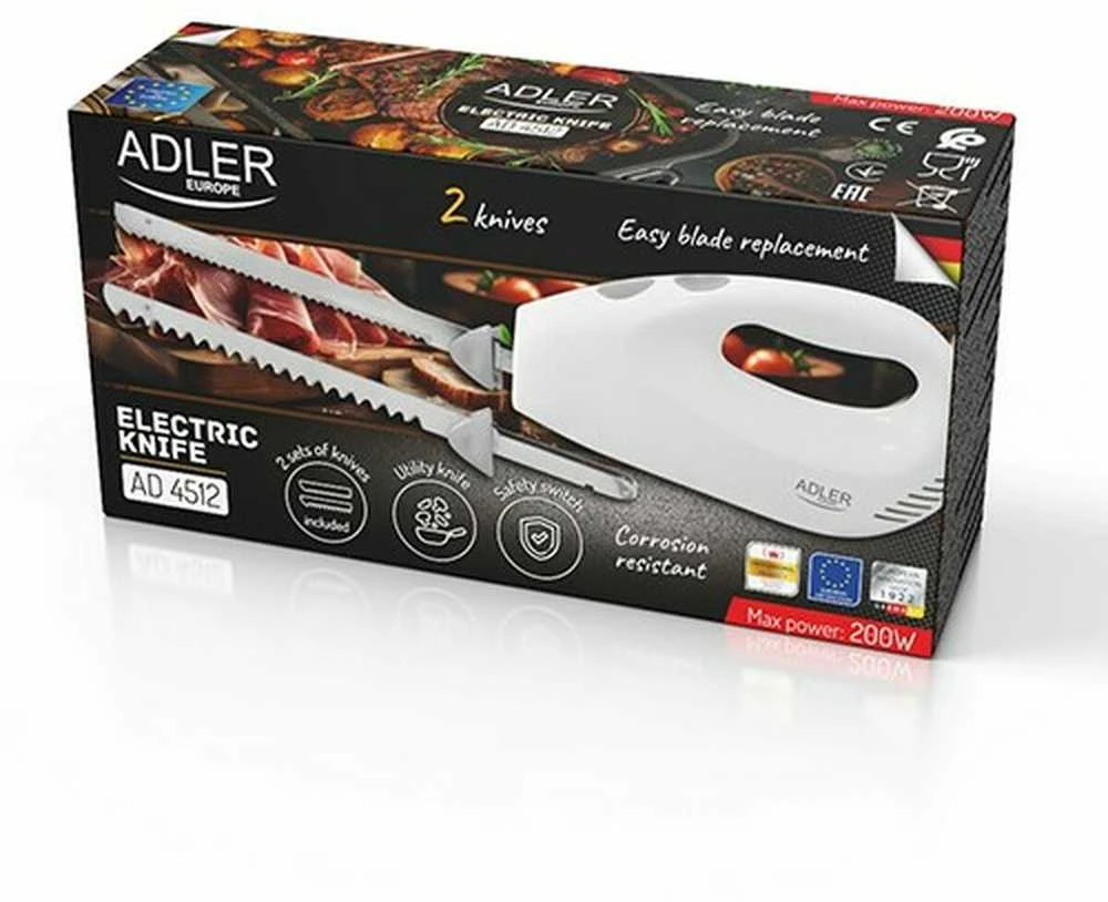 Adler | Electric Knife | AD 4512 | Baltas