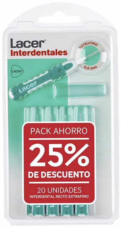 Lacer INTERDENTAL STRAIGHT extra fine #assorted 2 x 10 units