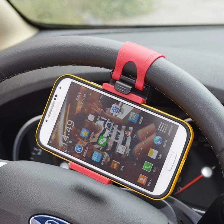 Telefono laikiklis automobilio vairui