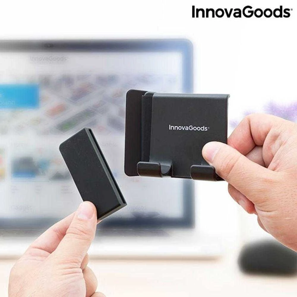 Kelių pozicijų mobiliojo telefono laikiklis su spaustuku Cliplink InnovaGoods