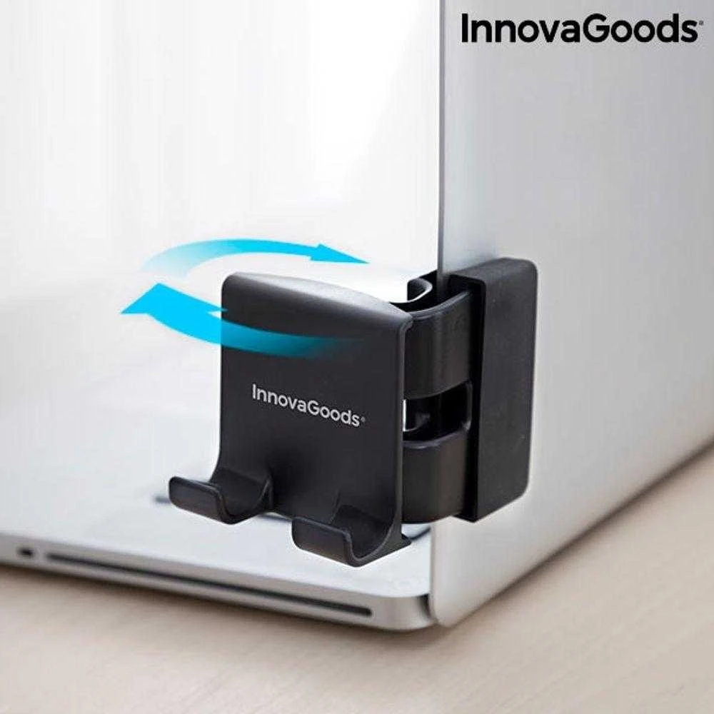 Kelių pozicijų mobiliojo telefono laikiklis su spaustuku Cliplink InnovaGoods
