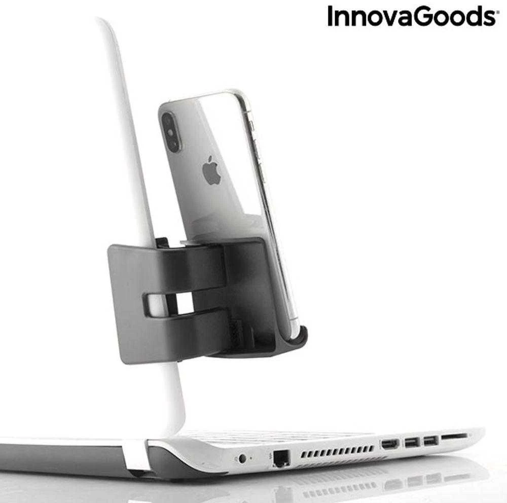 Kelių pozicijų mobiliojo telefono laikiklis su spaustuku Cliplink InnovaGoods