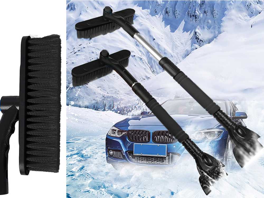 Teleskopinis gremžtukas su šepetėliu 57-72 cm