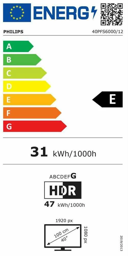 Televizorius Philips LED Full HD 40PFS6000/12, 40", Wi-Fi, Smart TV