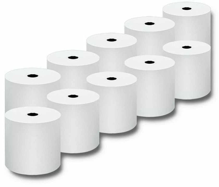 Qoltec 51892 Terminis ritinys 80 x 80 | 55g/m2 | 10 vnt | Be BPA