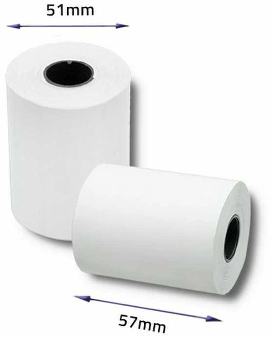 QOLTEC 51895 Terminis ritinys 57 x 30 55g/m2 10vnt. Be BPA