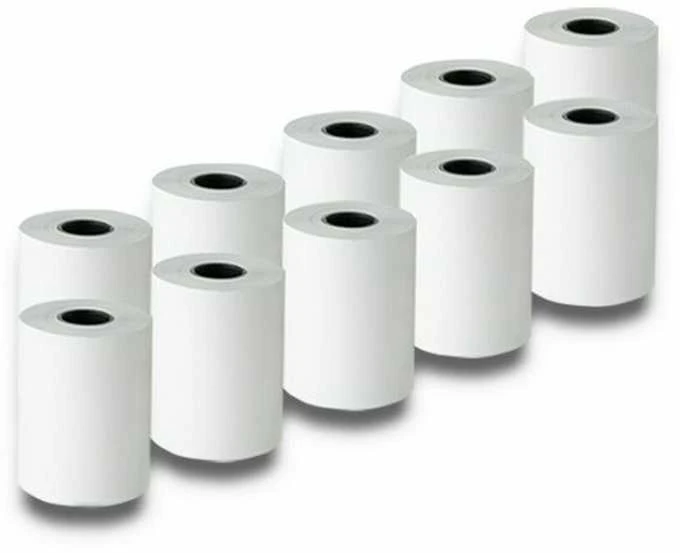 QOLTEC 51896 Apvadai ritinėliai 57 x 20 55g / m2 10 vnt. Būkite BPA