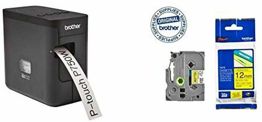 Spausdintuvas Spausdintuvai - Brother P-Touch PT-P750W WLAN NFC 203dpi