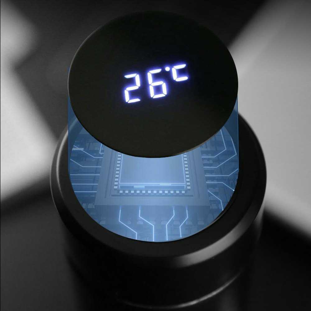 Thermo mug with LED ekranas Ruhhy 23261