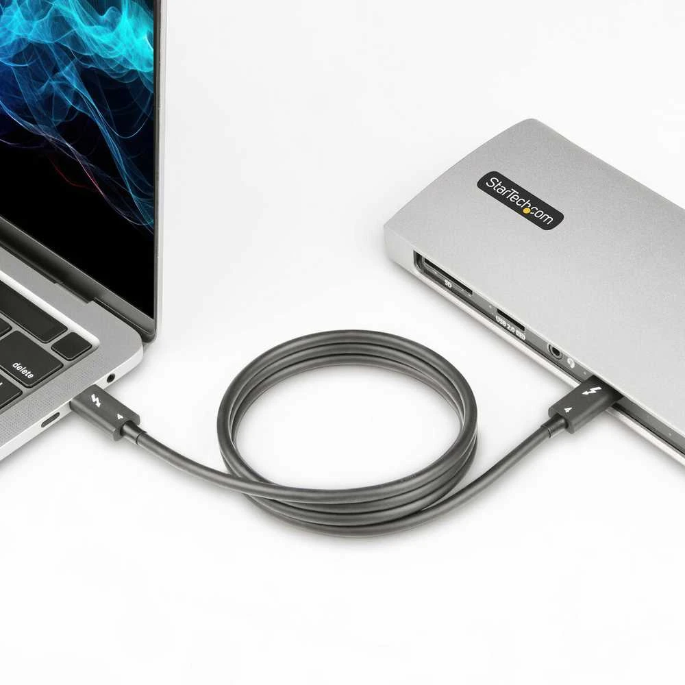 StarTech 3FT (1M) THUNDERBOLT CABLE / INTEL SERTIFIKUOTA 40GBPS 100W PD