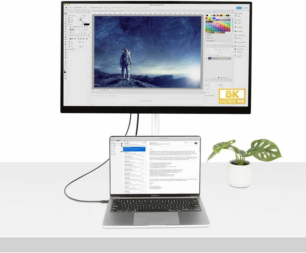 StarTech 1,6 pėdos (50 cm) „Thunderbolt“ laidas – sertifikuotas „Intel“ 40 GB/s 100 W PD