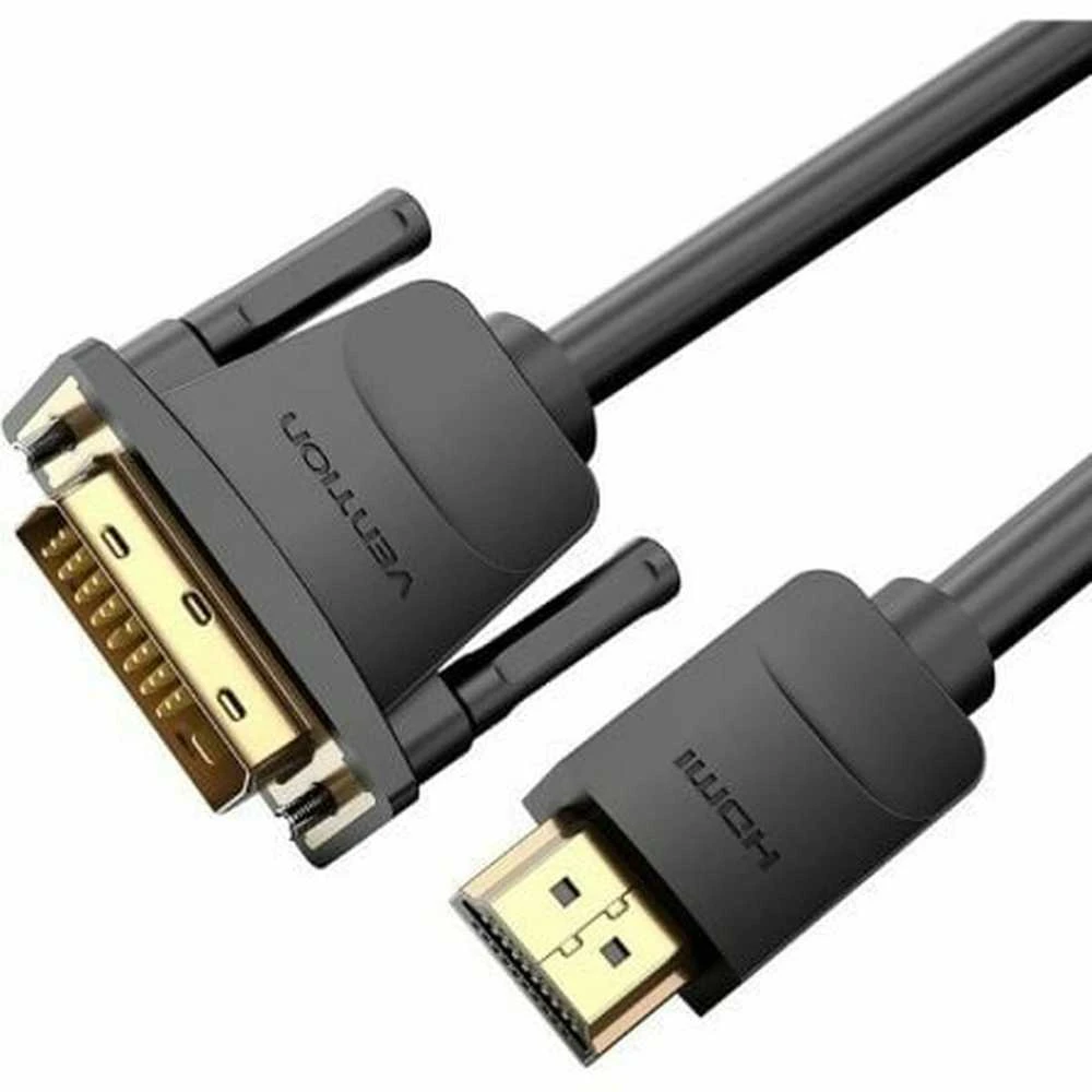 Vention HDMI į DVI kabelis 5 m ventiliacija ABFBJ (juodas)