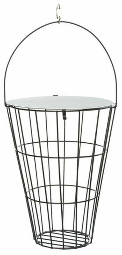 Trixie Pakabinamas šieno laikiklis, metalinis, 21 cm, su dangteliu