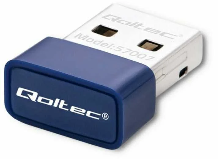 QOLTEC Wireless Mini Bluetooth USB WiFi adapteris