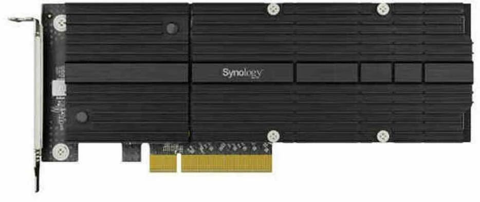 Synology Sinologija | M2D20 | Dviejų lizdų M.2 NCMe PCIe SSD adapterio kortelė grynųjų pinigų pagreitinimui GT/s | PCIe 3.0 x 8