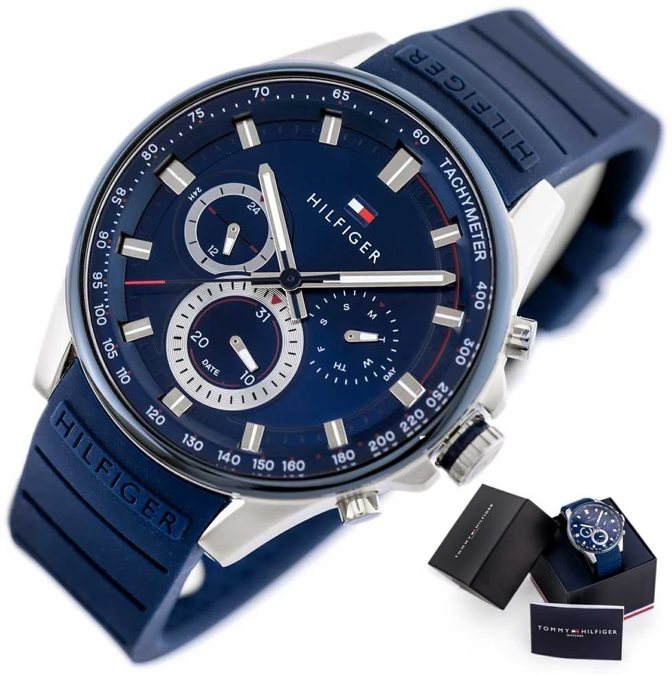 Vyriškas laikrodis TOMMY HILFIGER TYSON 1710586 (zf100g) + BOX