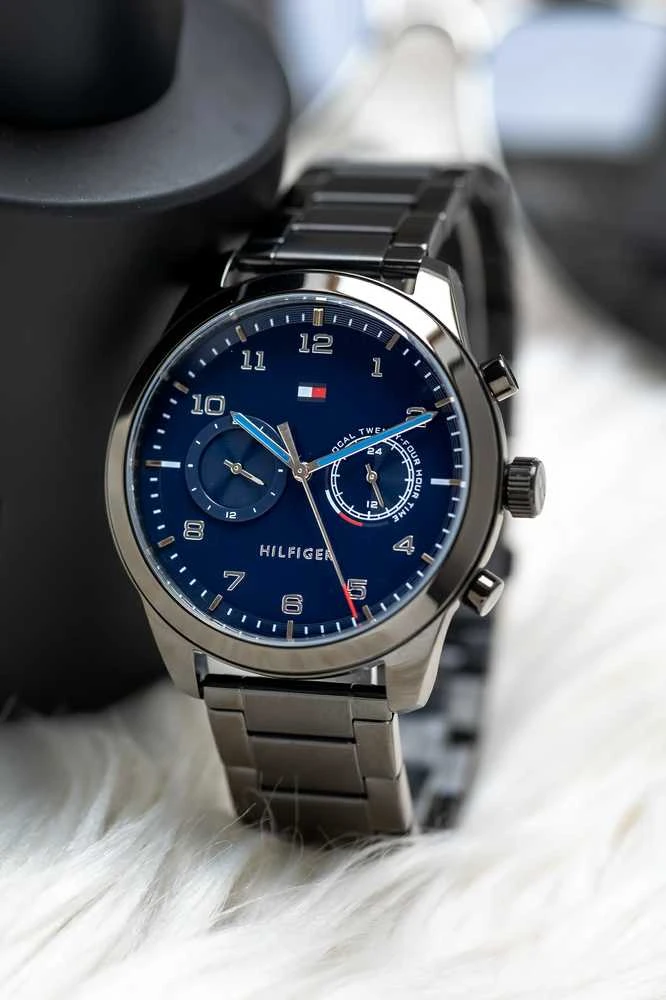 Vyriškas laikrodis TOMMY HILFIGER TYSON 1710586 (zf100g) + BOX