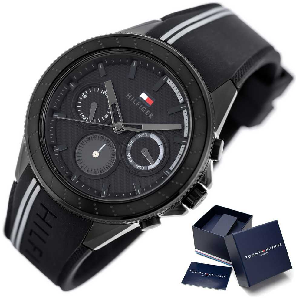 Laikrodis TOMMY HILFIGER MEN'S WATCH 1791053 TREND (zf078b) + BOX