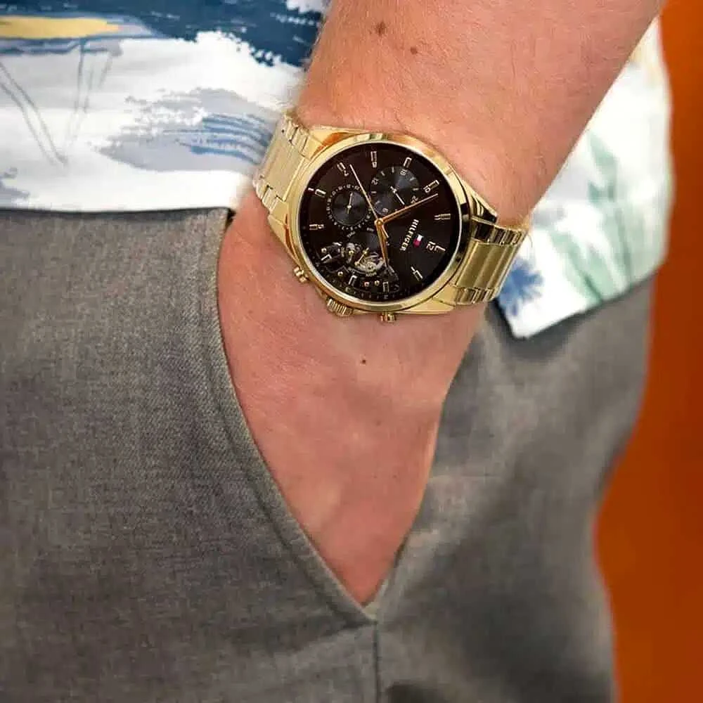 Vyriškas laikrodis TOMMY HILFIGER 1791782 PATRICK (zf068a)