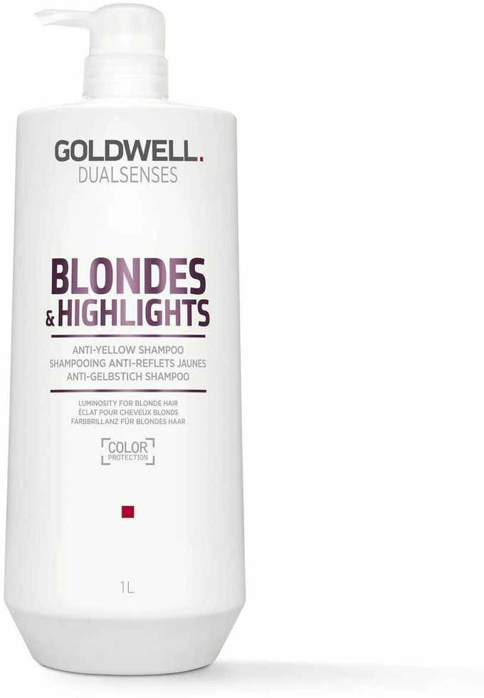 GOLDWELL_Dualsenses Blondes & Highlights Anti-Geltona Šampūnas šviesiems plaukams neutralizuojantis gelinį atspalvį 1000ml