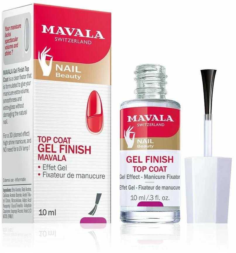 Mavala Viršutinis nagų lako sluoksnis Gel Finish