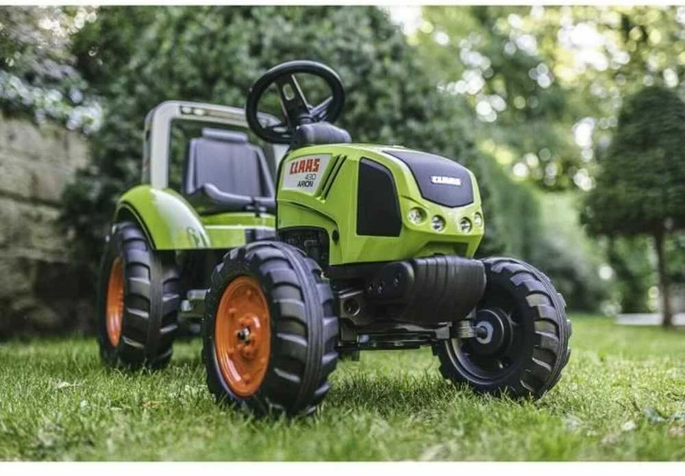 Vaikiškas pedalinis traktorius Falk Claas 1040AB, su priekaba, žalias