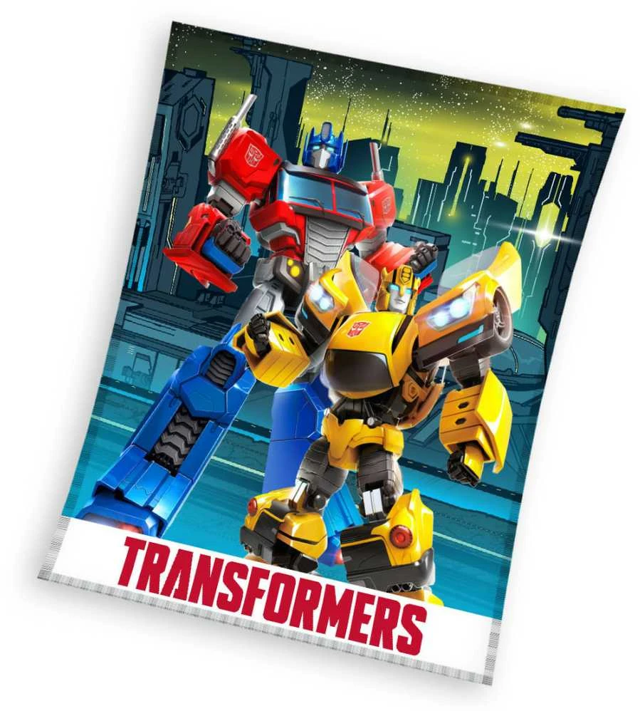 Transformers Cybercore koralų vilnos poliarinė antklodė 130x160cm