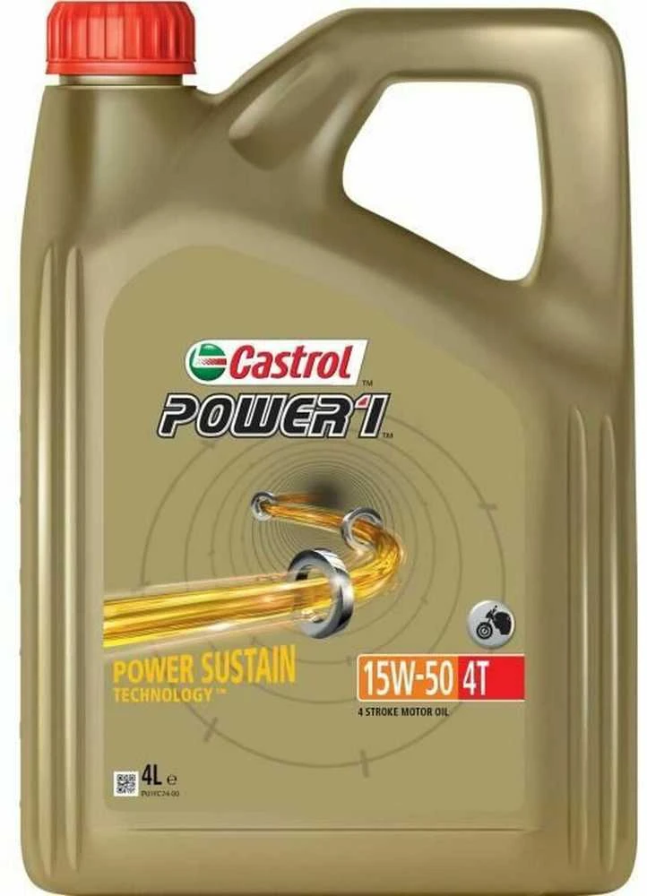 Alyva motociklams Castrol Power 1 15W50, 4L