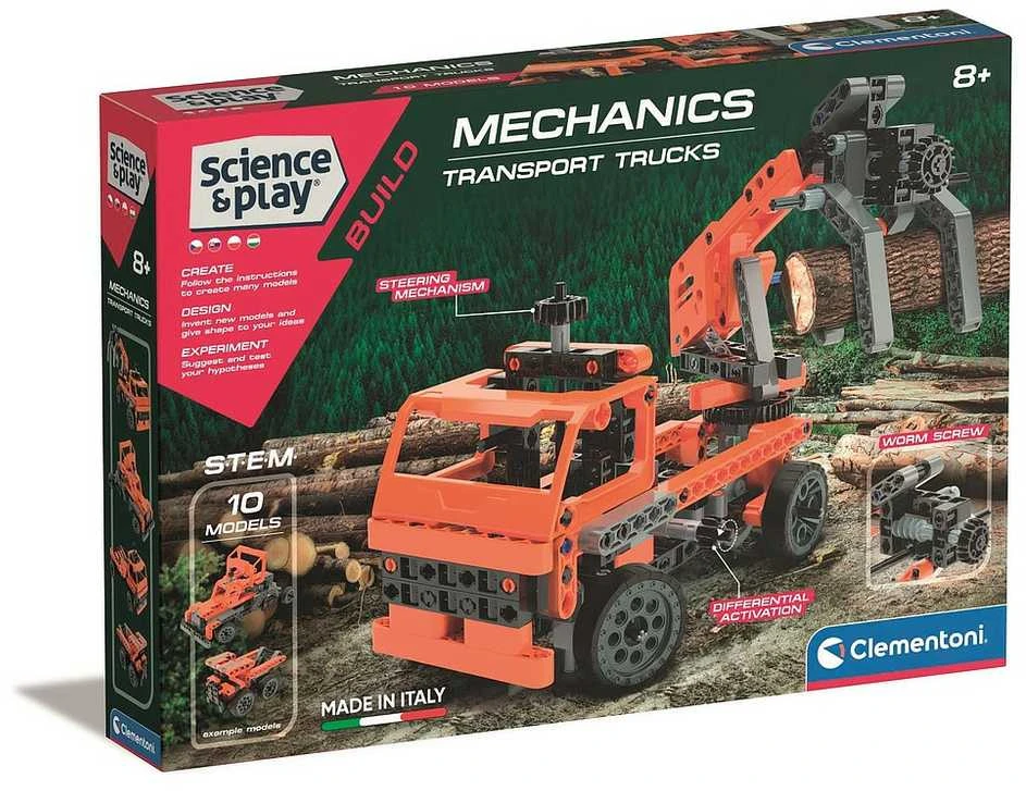 Clementoni Mokslas ir žaidimų mechanika: Transporto sunkvežimiai