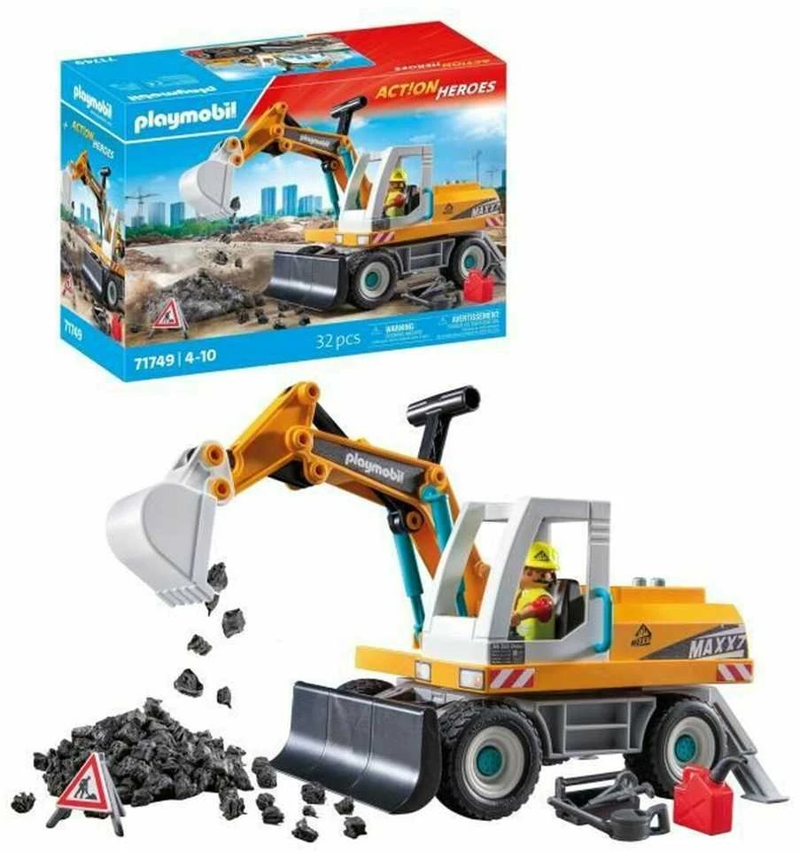 Playmobil Action Heroes 71749 didelis ekskavatorius