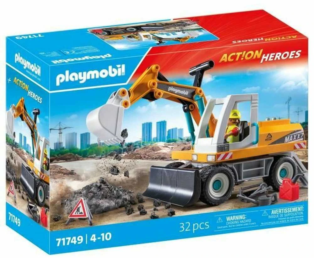Playmobil Action Heroes 71749 didelis ekskavatorius