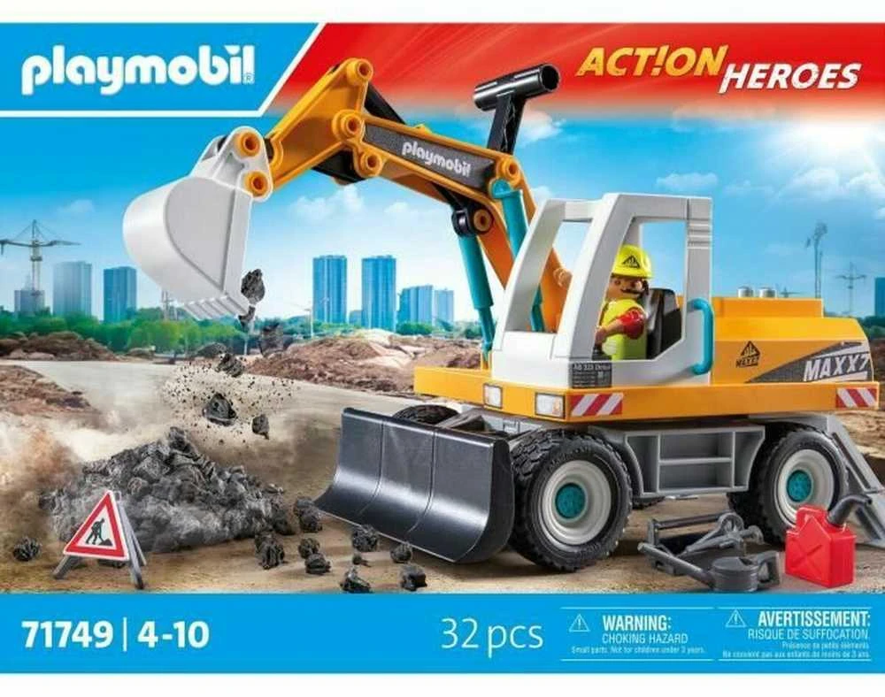 Playmobil Action Heroes 71749 didelis ekskavatorius