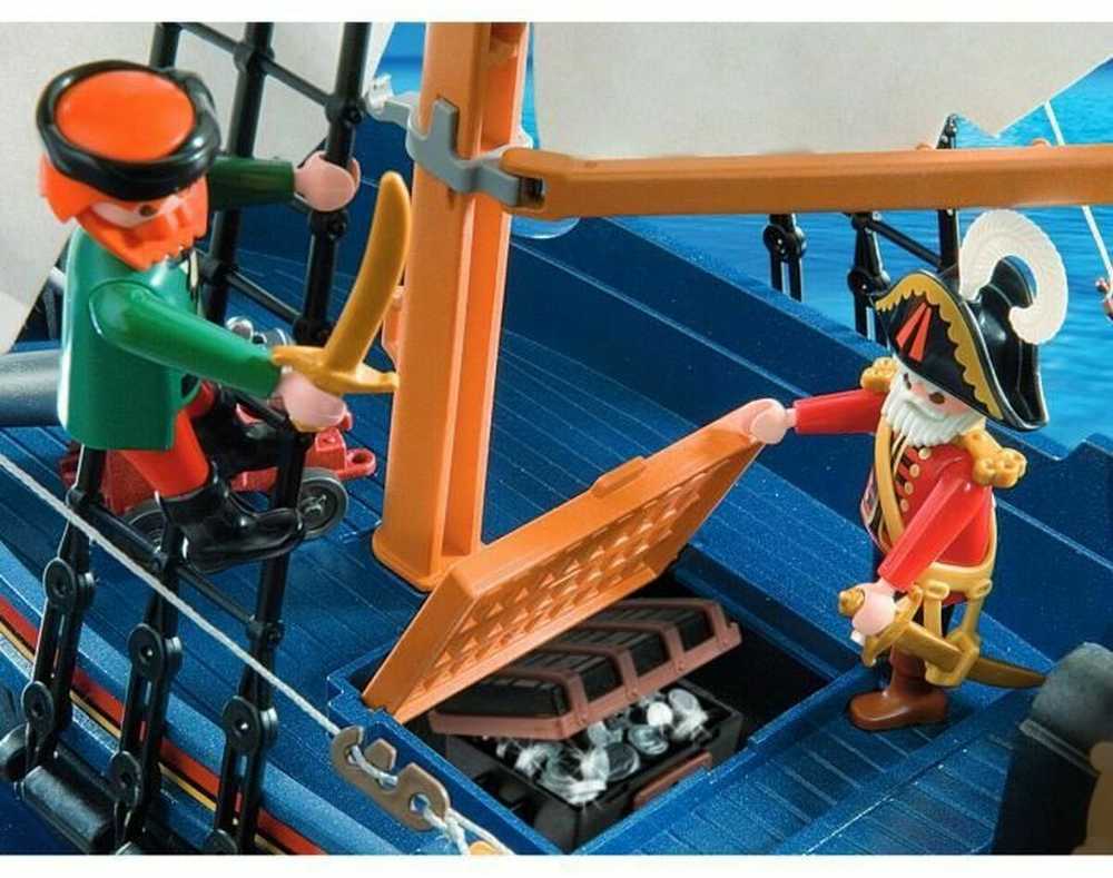 PLAYMOBIL 5810 Piratų valtis su kanonu, plaukia vandenyje, 3 personažai, 84 dalys, Piratai, Nuo 4 metų
