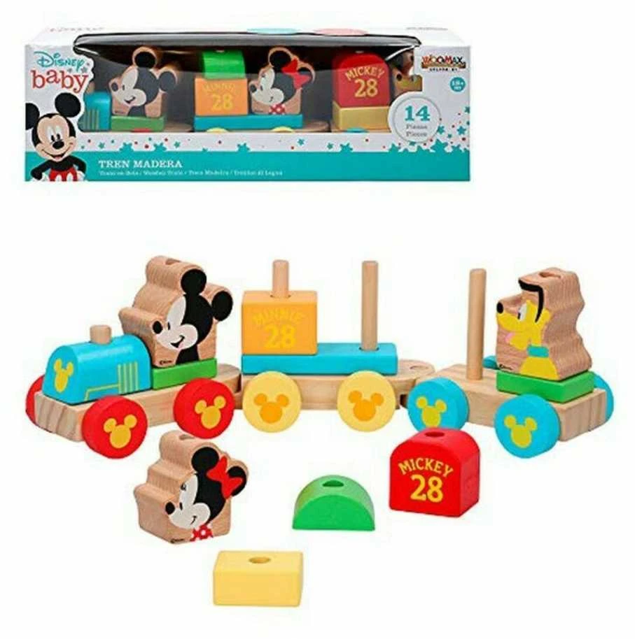 Woomax Traukinys Mickey & Minnie 14 pcs 34 cm (18+ mėnesių)