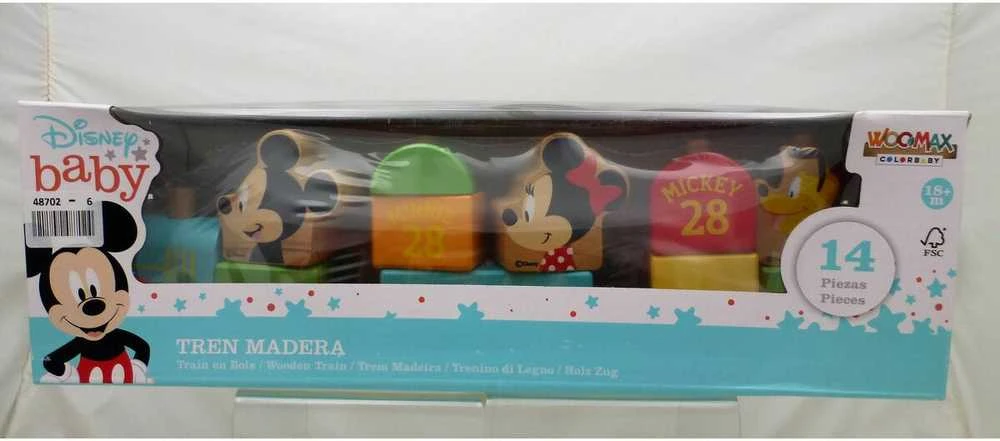 Woomax Traukinys Mickey & Minnie 14 pcs 34 cm (18+ mėnesių)