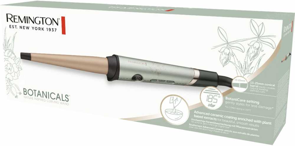 Plaukų Formavimo Įrankis - Remington Botanicals CI5860 10 Temperatūros Nustatymų 185°C