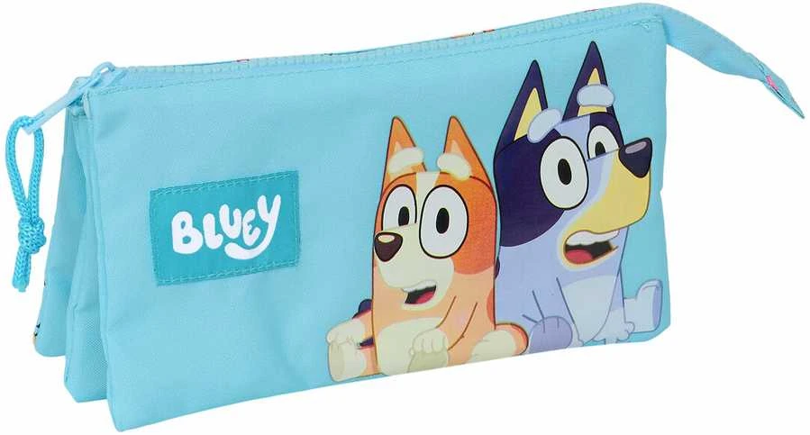 Safta Bluey triple pencil case