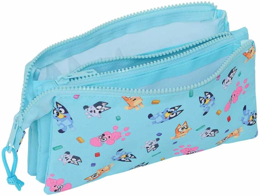 Safta Bluey triple pencil case