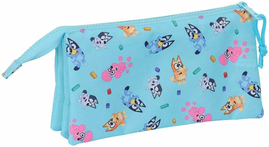 Safta Bluey triple pencil case
