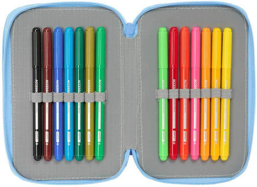 Safta Trigubas penalas Bluey Let's play Mėlyna 12,5 x 19,5 x 5,5 cm 37 Dalys