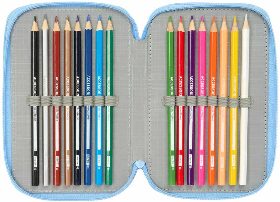 Safta Trigubas penalas Bluey Let's play Mėlyna 12,5 x 19,5 x 5,5 cm 37 Dalys
