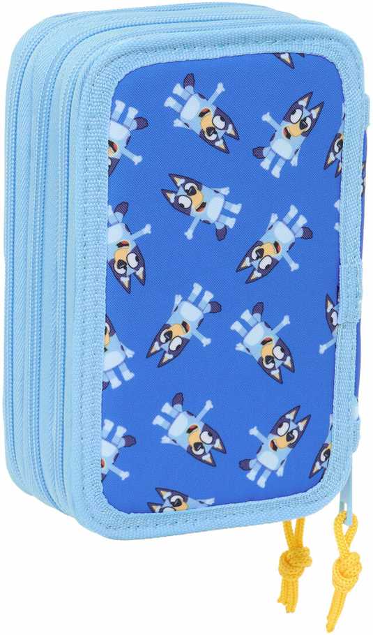 Safta Trigubas penalas Bluey Let's play Mėlyna 12,5 x 19,5 x 5,5 cm 37 Dalys