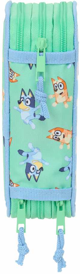 Safta Trigubas penalas Bluey Sisters Žalia Vanduo 12,5 x 19,5 x 5,5 cm 37 Dalys