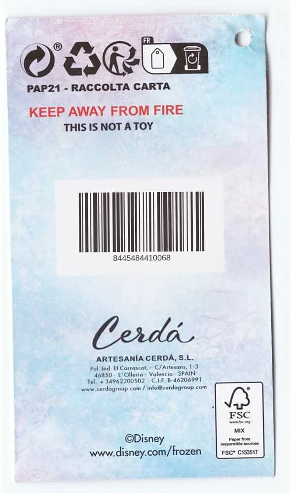 Cerda - Pieštukas Case with Accessories, Frozen (I-2700001296)