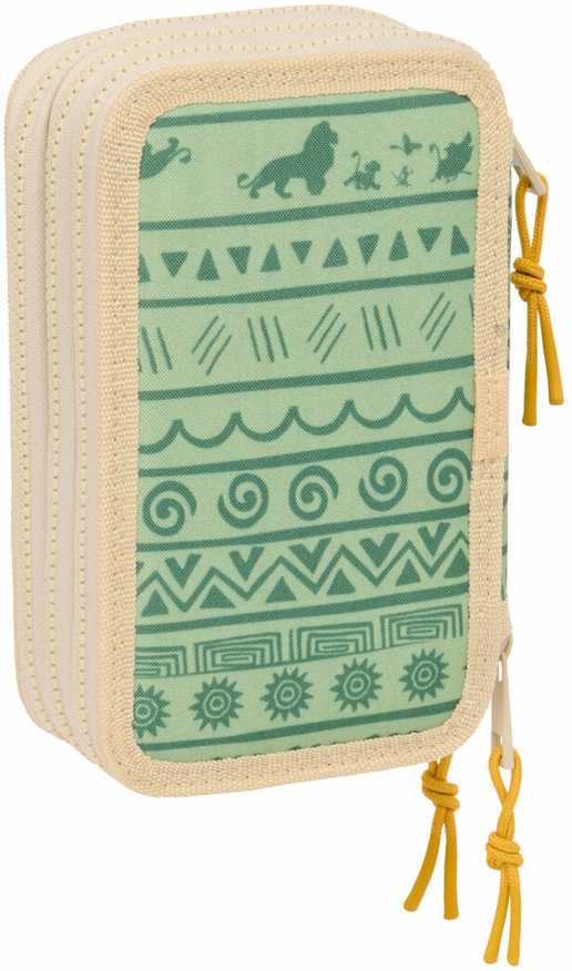 Safta Disney The Lion King Mufasa triple pencil case 37pcs