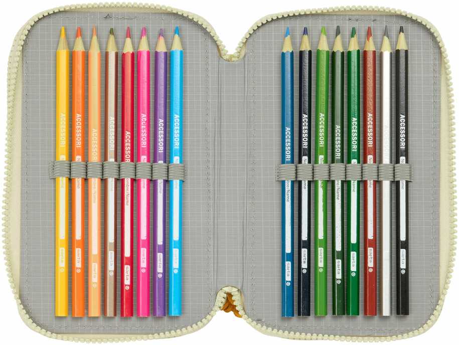 Safta Disney The Lion King Mufasa triple pencil case 37pcs